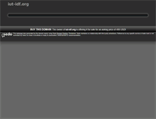 Tablet Screenshot of iut-idf.org